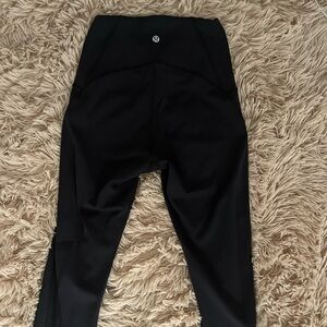 Black Lululemon align leggings, size 2